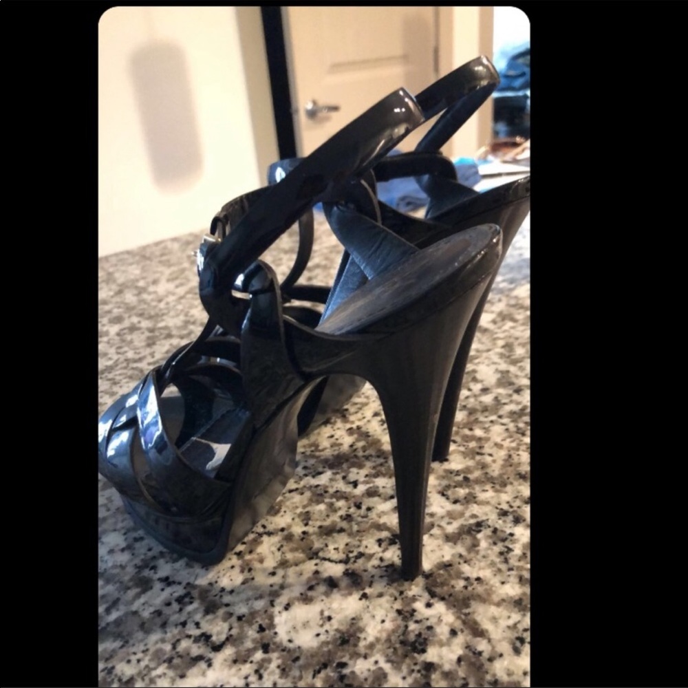 YSL Tribute Platform Heels